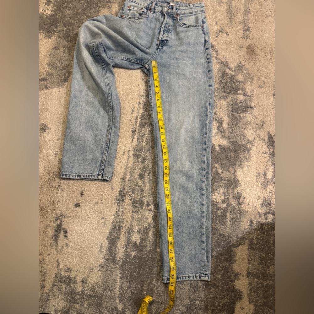 H&M Long Classic Light Blue Women's Jeans - Picture 6 of 6